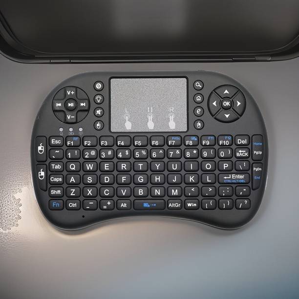 Clairbell Q32_Hard key Mini Home Theater Keyboard: Touchpad Included Smart Connector Handheld Multi-device Keyboard Compatible with Desktop, Laptop, Mac