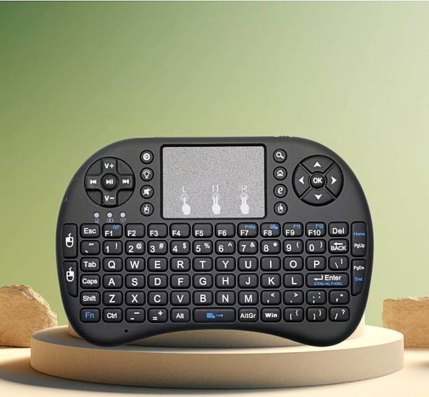FRONY Bluetooth Wireless Keyboard with Slim & Portable Easy-Switch & TV & Laptop Z297 Wireless Thumb-size Multi-device Keyboard