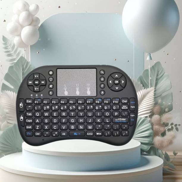 Clairbell Bluetooth Wireless Keyboard, Pocket Size USB Rechargeable Bluetooth KeyboardF53 Wireless Thumb-size Multi-device Keyboard Compatible with Desktop, Laptop, Mac