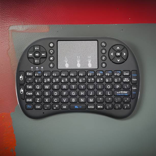 FRONY F58_Hard key Mini Home Theater Keyboard: Touchpad Included Smart Connector Handheld Multi-device Keyboard Compatible with Desktop, Laptop, Mac