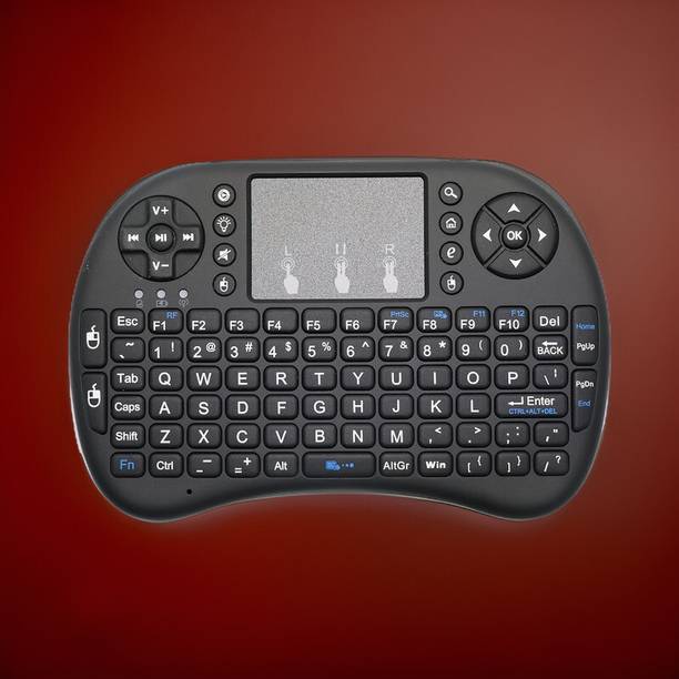 Clairbell U86_Hard key Mini Home Theater Keyboard: Touchpad Included Smart Connector Handheld Multi-device Keyboard Compatible with Desktop, Laptop, Mac