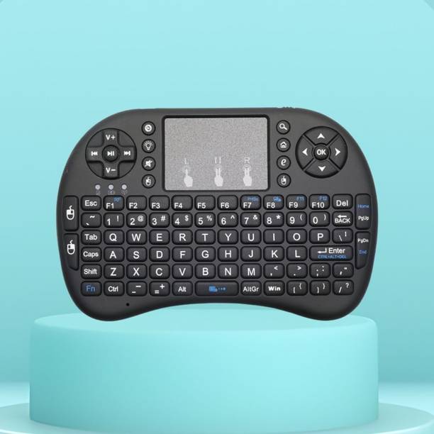 FRONY Bluetooth Wireless Keyboard with Slim & Portable Easy-Switch, TV & Laptop F240 Wireless Thumb-size Multi-device Keyboard