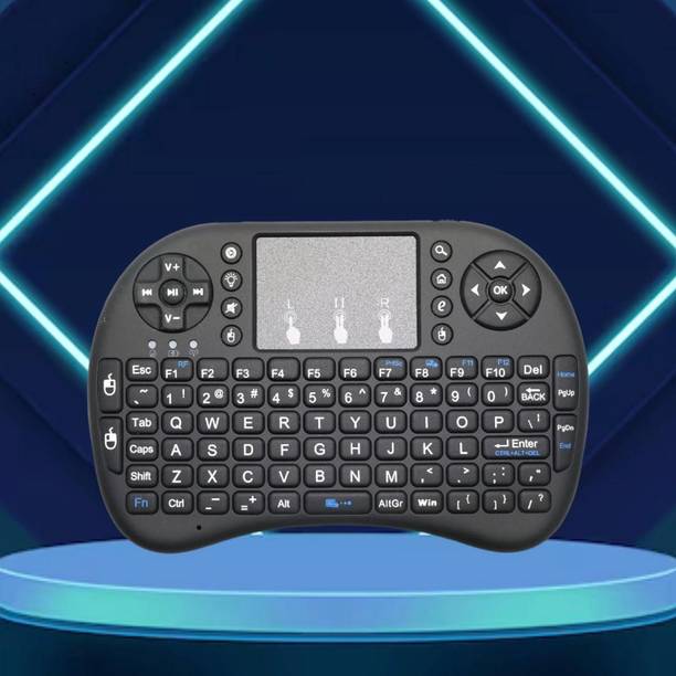 FRONY Bluetooth Wireless Keyboard with Slim & Portable Easy-Switch & TV & Laptop Z75 Wireless Thumb-size Multi-device Keyboard