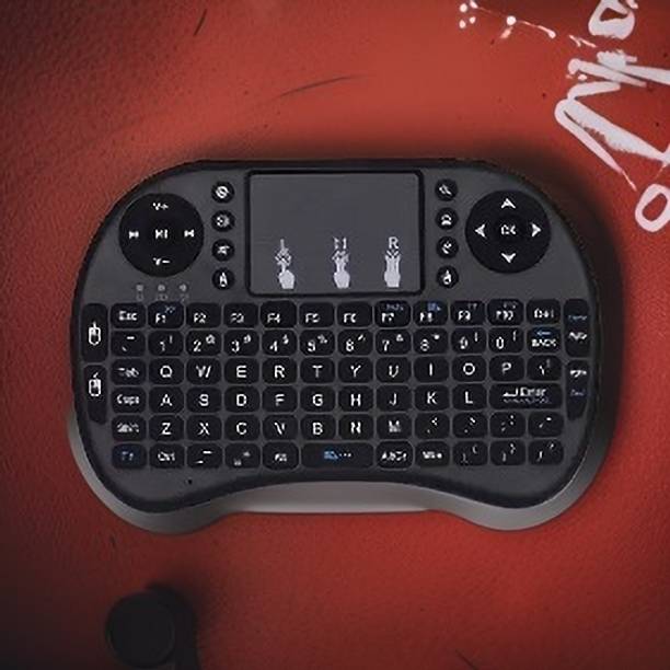 Clairbell E45_Hard key Mini Home Theater Keyboard: Touchpad Included Smart Connector Handheld Multi-device Keyboard Compatible with Desktop, Laptop, Mac