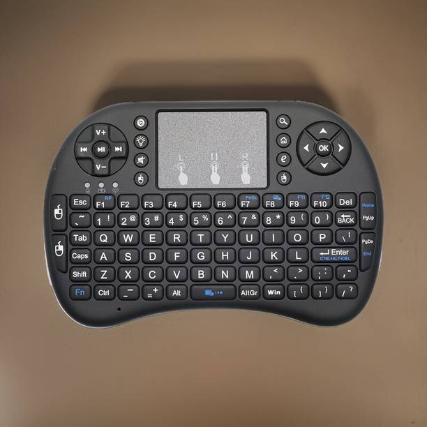 GUGGU K84_Hard key Mini Home Theater Keyboard: Touchpad Included Smart Connector Handheld Multi-device Keyboard Compatible with Desktop, Laptop, Mac