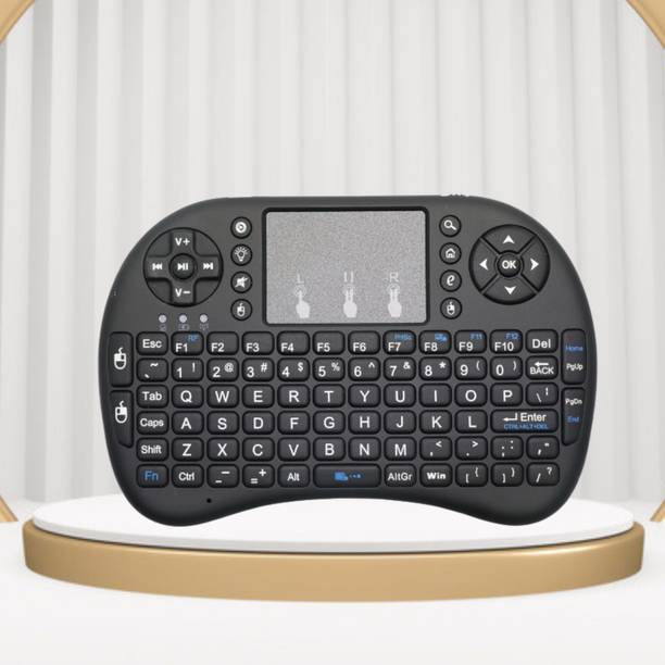 Clairbell Bluetooth Wireless Keyboard, Pocket Size USB Rechargeable Bluetooth KeyboardF498 Wireless Thumb-size Multi-device Keyboard Compatible with Desktop, Laptop, Mac