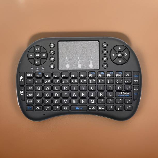 Clairbell R55_Hard key Mini Home Theater Keyboard: Touchpad Included Smart Connector Handheld Multi-device Keyboard Compatible with Desktop, Laptop, Mac