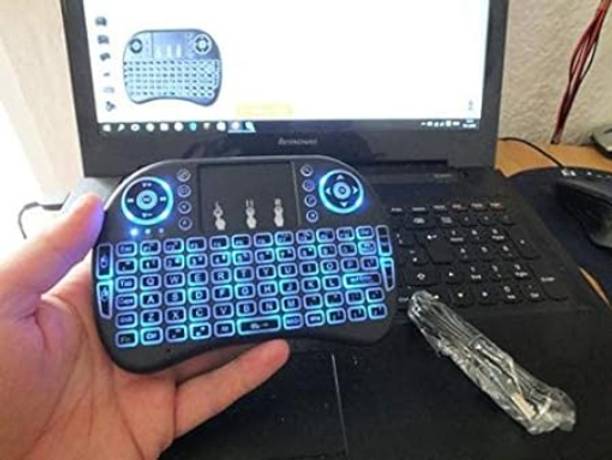 ROAR BGF_863A_Mini Wireless Keyboard with Light with Attach, Mouse for pc, Tablets Wireless Thumb-size Multi-device Keyboard