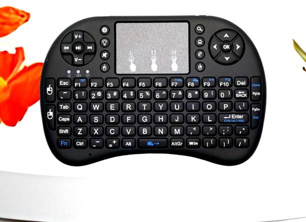 GUGGU Bluetooth Wireless Keyboard with Slim & Portable Easy-Switch, TV & Laptop F97 Wireless Thumb-size Multi-device Keyboard Compatible with Desktop, Laptop, Mac