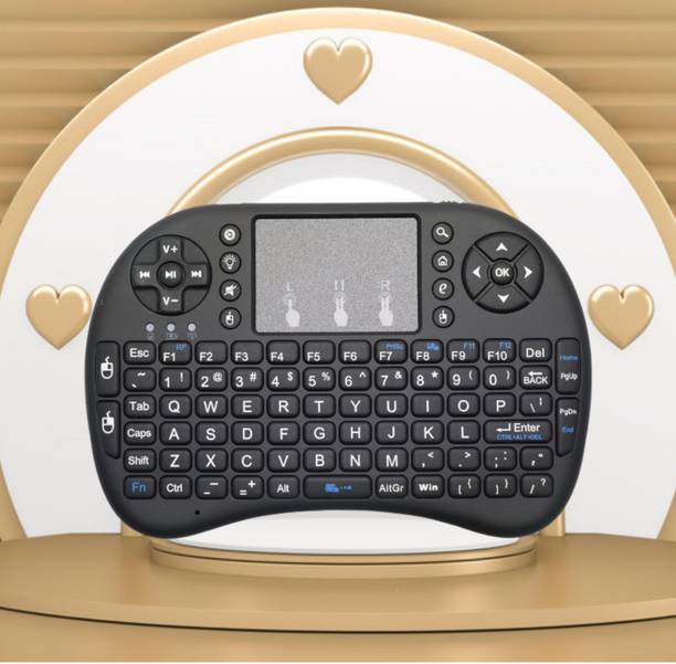 Clairbell Bluetooth Wireless Keyboard, Pocket Size USB Rechargeable Bluetooth KeyboardF109 Wireless Thumb-size Multi-device Keyboard Compatible with Desktop, Laptop, Mac