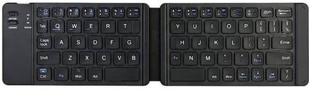 xavion Folding Bluetooth Keyboard Bluetooth Handheld Laptop Keyboard Compatible with Laptop, iPad, Mac, Tablet