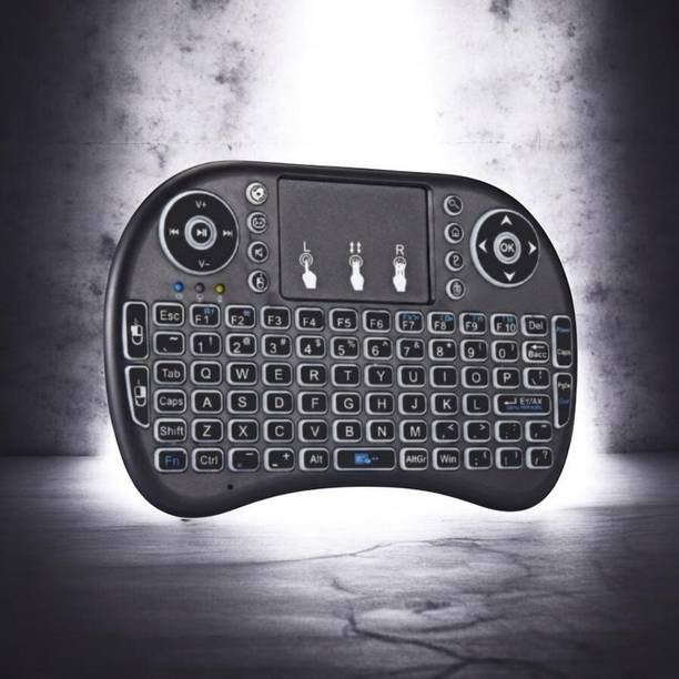 DAKSHWAY Mini Wireless Keyboard Touchpad Mouse Combo BK2585 Bluetooth Handheld Multi-device Keyboard Compatible with Laptop