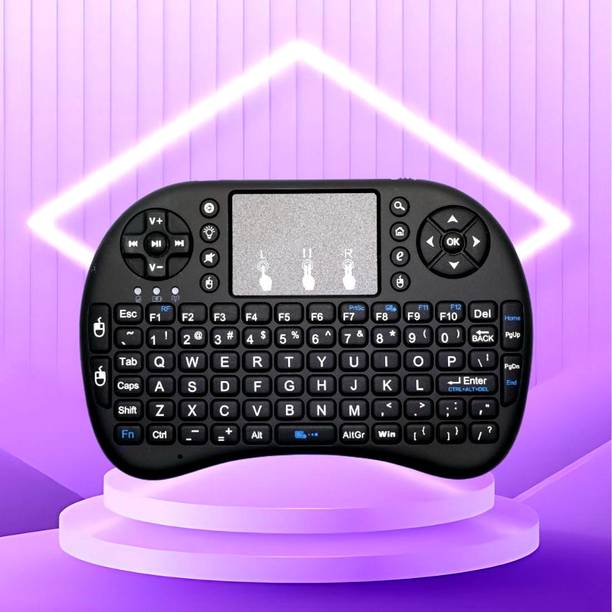 FRONY Bluetooth Wireless Keyboard with Slim & Portable Easy-Switch, TV & Laptop F67 Wireless Thumb-size Multi-device Keyboard Compatible with Desktop, Laptop, Mac