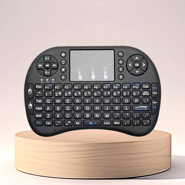 FRONY Bluetooth Wireless Keyboard with Slim & Portable Easy-Switch, TV & Laptop F417 Wireless Thumb-size Multi-device Keyboard