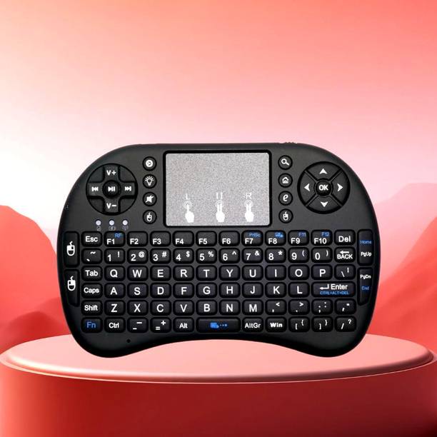 FRONY Bluetooth Wireless Keyboard with Slim & Portable Easy-Switch, TV & Laptop F151 Wireless Thumb-size Multi-device Keyboard