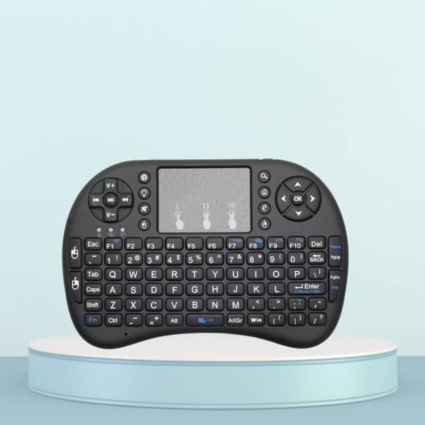Clairbell Bluetooth Wireless Keyboard, Pocket Size USB Rechargeable Bluetooth KeyboardF244 Wireless Thumb-size Multi-device Keyboard Compatible with Desktop, Laptop, Mac