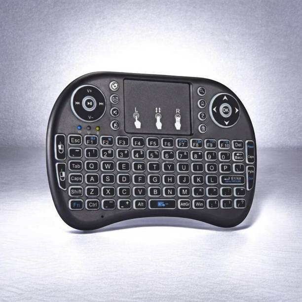 DAKSHWAY Mini Wireless Keyboard Touchpad Mouse Combo BK2625 Bluetooth Handheld Multi-device Keyboard Compatible with Laptop