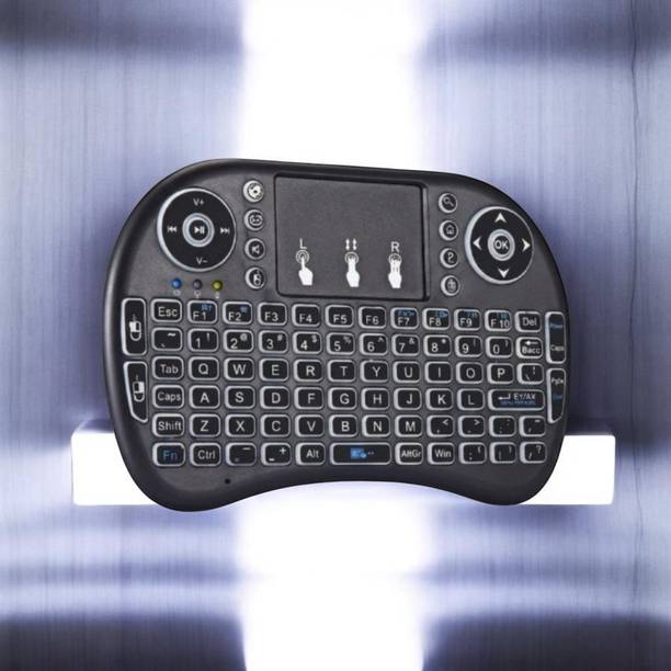 DAKSHWAY Mini Wireless Keyboard Touchpad Mouse Combo BK2567 Bluetooth Handheld Multi-device Keyboard Compatible with Laptop