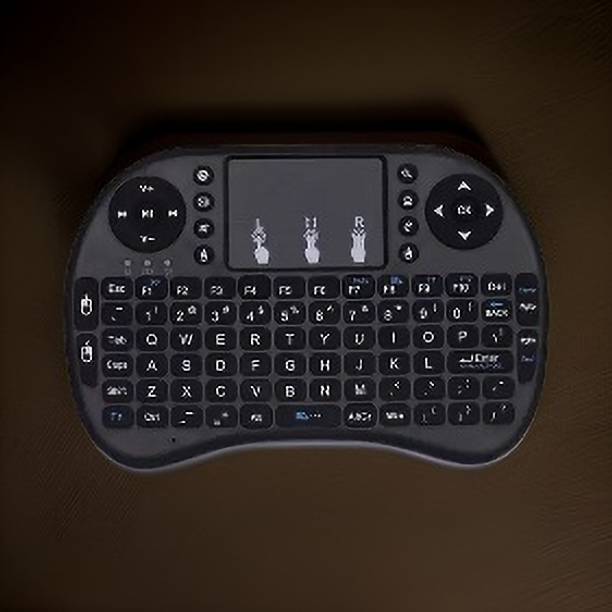 FRONY L85_Hard key Mini Home Theater Keyboard: Touchpad Included Smart Connector Handheld Multi-device Keyboard Compatible with Desktop, Laptop, Mac