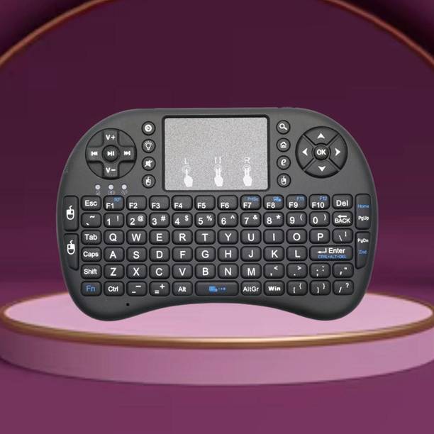 FRONY Bluetooth Wireless Keyboard with Slim & Portable Easy-Switch & TV & Laptop Z62 Wireless Thumb-size Laptop Keyboard Compatible with Desktop, Laptop, Mac