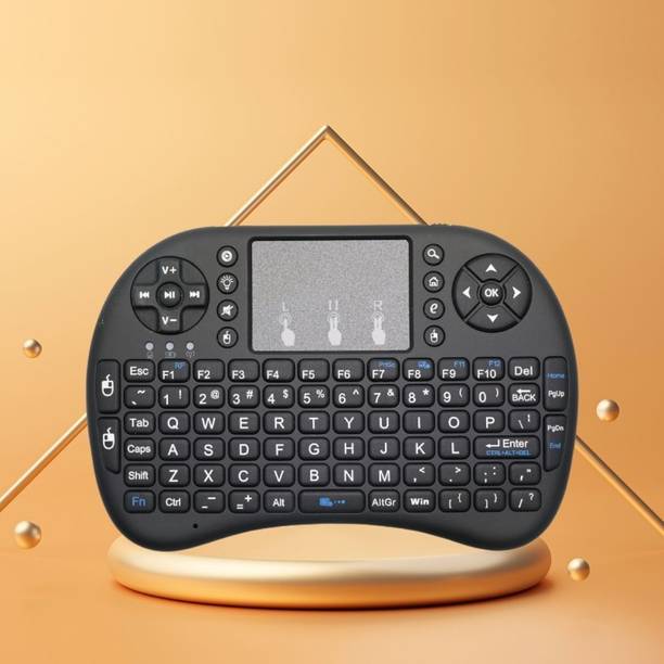 FRONY Bluetooth Wireless Keyboard with Slim & Portable Easy-Switch, TV & Laptop F250 Wireless Thumb-size Multi-device Keyboard