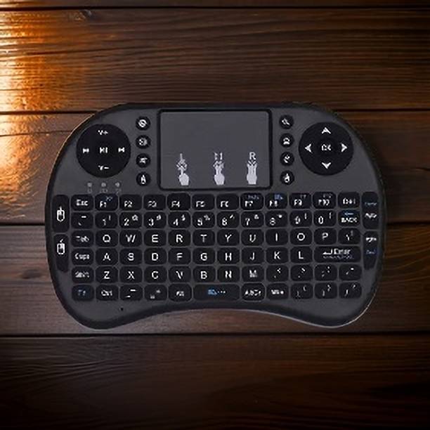 Clairbell R62_Hard key Mini Home Theater Keyboard: Touchpad Included Smart Connector Handheld Multi-device Keyboard Compatible with Desktop, Laptop, Mac