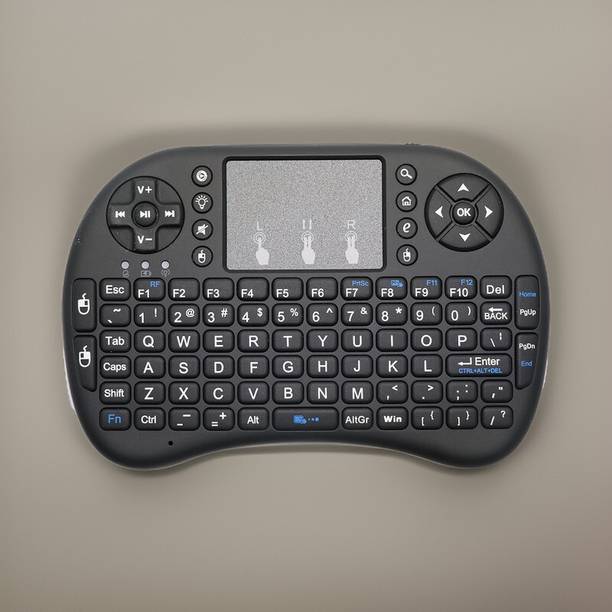 Clairbell e2_Hard key Mini Home Theater Keyboard: Touchpad Included Smart Connector Handheld Multi-device Keyboard Compatible with Desktop, Laptop, Mac