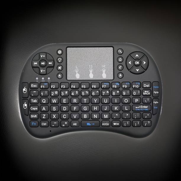 FRONY J63_Hard key Mini Home Theater Keyboard: Touchpad Included Smart Connector Handheld Multi-device Keyboard Compatible with Desktop, Laptop, Mac