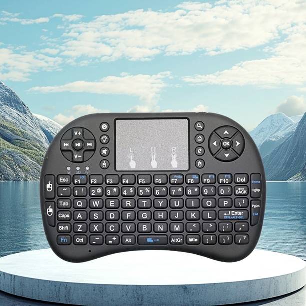 FRONY Bluetooth Wireless Keyboard with Slim & Portable Easy-Switch & TV & Laptop Z486 Wireless Thumb-size Multi-device Keyboard Compatible with Desktop, Laptop, Mac