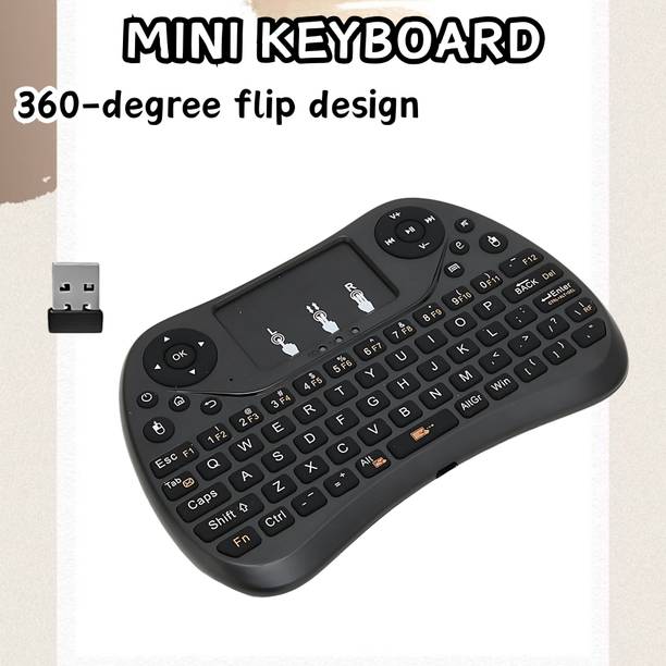 Clairbell Bluetooth (Wireless Keyboard)Pocket Size USB Rechargeable Bluetooth KeyboardI490 Wireless Thumb-size Multi-device Keyboard Compatible with Desktop, Laptop, Mac