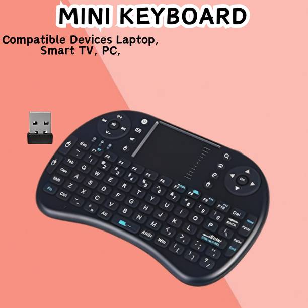 GUGGU Bluetooth (Wireless Keyboard)Pocket Size USB Rechargeable Bluetooth KeyboardH208 Wireless Thumb-size Multi-device Keyboard Compatible with Desktop, Laptop, Mac