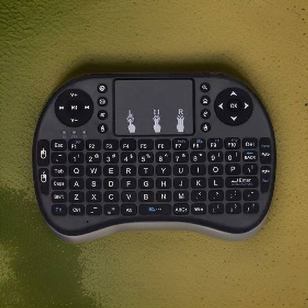 Clairbell U10_Hard key Mini Home Theater Keyboard: Touchpad Included Smart Connector Handheld Multi-device Keyboard Compatible with Desktop, Laptop, Mac