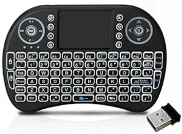 Clairbell BGF_879A_hard Keyboard with Backlight Touchpad Mouse, Mini Wireless Keyboard Wireless Thumb-size Multi-device Keyboard Compatible with Desktop, Laptop, Mac