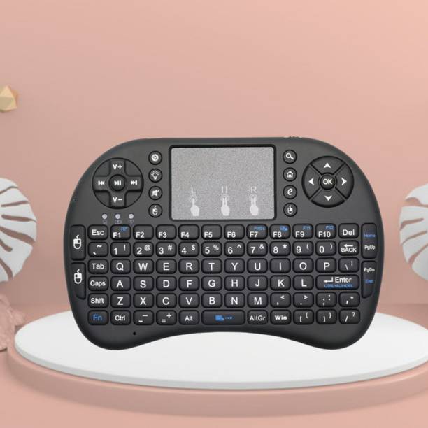 FRONY Bluetooth Wireless Keyboard, Pocket Size USB Rechargeable Bluetooth KeyboardD384 Wireless Thumb-size Multi-device Keyboard Compatible with Desktop, Laptop, Mac