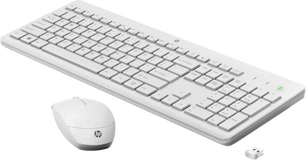 HP BRAC230 Wireless Standard Desktop Keyboard Compatible with Desktop