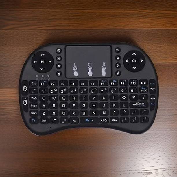 FRONY W70_Hard key Mini Home Theater Keyboard: Touchpad Included Smart Connector Handheld Multi-device Keyboard Compatible with Desktop, Laptop, Mac
