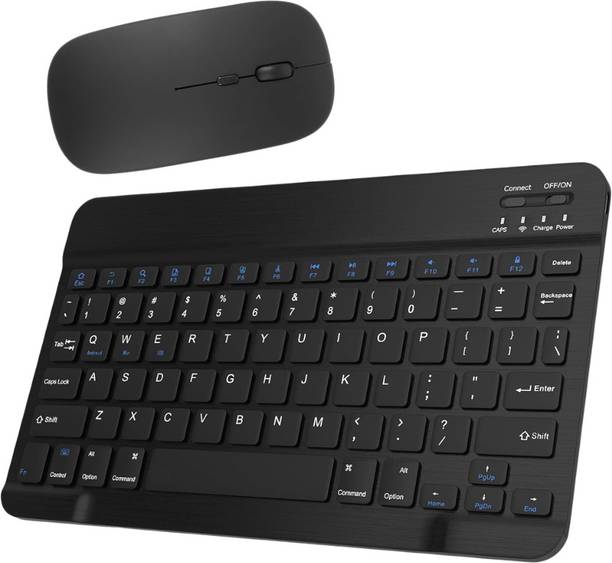 CIHROX Rechargeable Bluetooth Keyboard and Mouse Combo Ultra Slim Keyboard and Mouse Bluetooth, Wireless Handheld Laptop Keyboard Compatible with Desktop, Laptop, iPad, Tablet