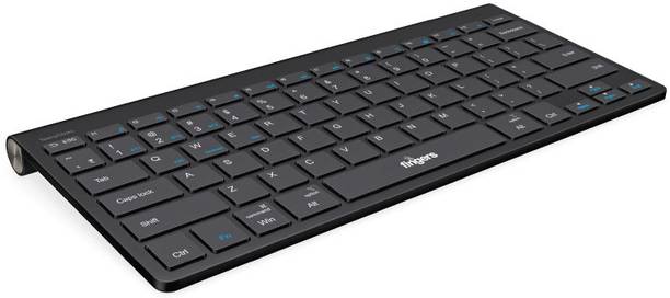 FINGERS TeenyClicks Wireless Laptop-size Multi-device Keyboard Compatible with Desktop, Laptop, Mac multimedia_keys,TeenyClicks