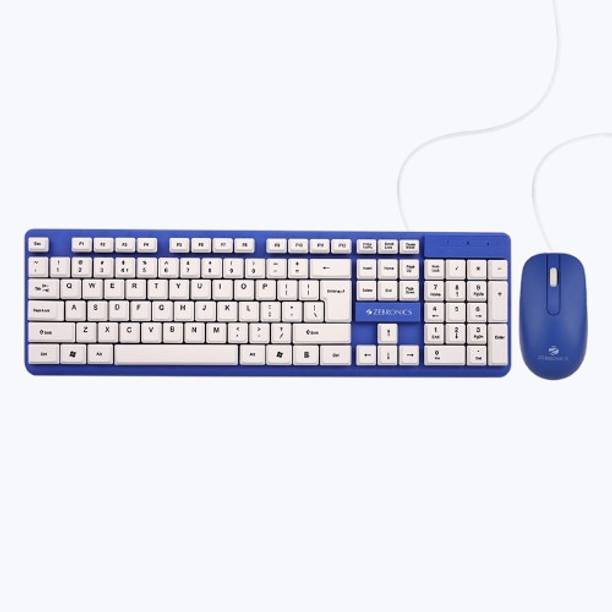 ZEBRONICS Zeb Judwaa 541 Wired USB Tenkeyless Multi-device Keyboard Compatible with Desktop, iPad, Laptop, Mac, Tablet