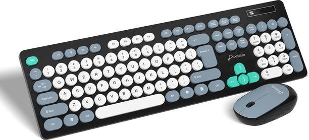 pebble Digit001 Wireless Keyboard & Mouse, 2.4Ghz Wirel...