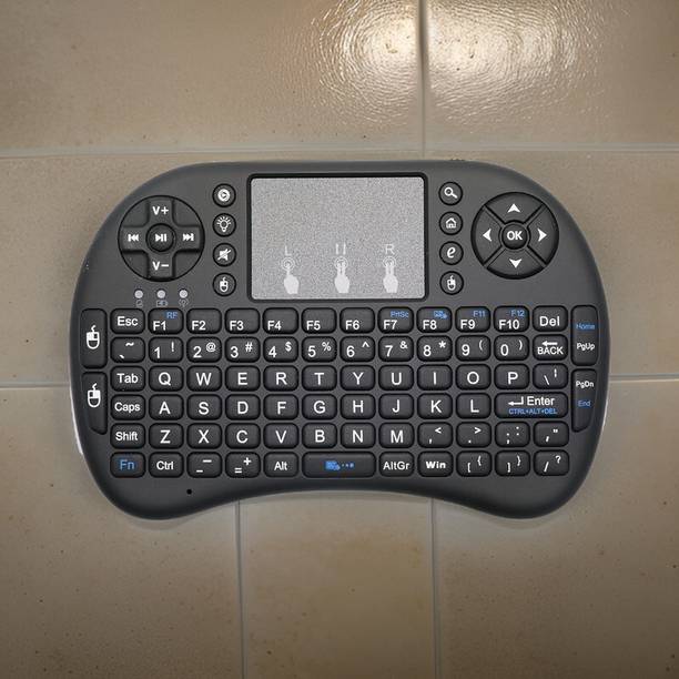 GUGGU Y60_Hard key Mini Home Theater Keyboard: Touchpad Included Smart Connector Handheld Multi-device Keyboard Compatible with Desktop, Laptop, Mac