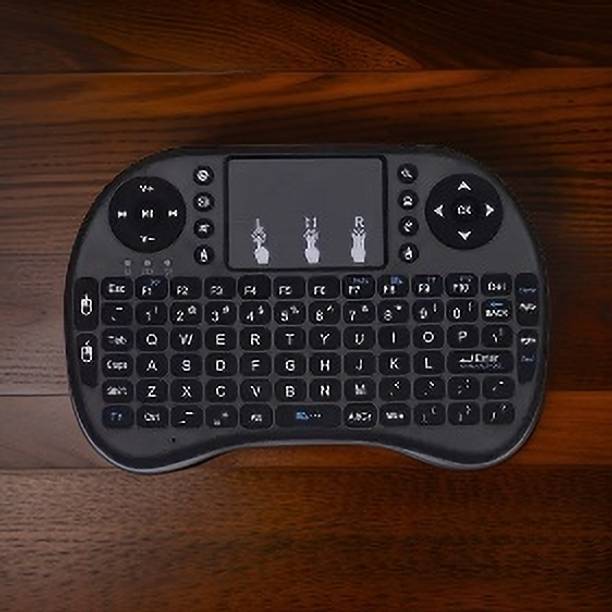 Clairbell J41_Hard key Mini Home Theater Keyboard: Touchpad Included Smart Connector Handheld Multi-device Keyboard Compatible with Desktop, Laptop, Mac