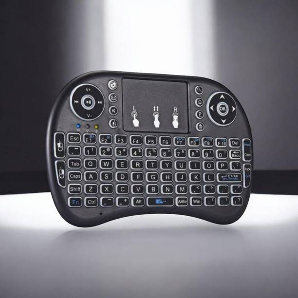 DAKSHWAY Mini Wireless Keyboard Touchpad Mouse Combo BK2672 Bluetooth Handheld Multi-device Keyboard Compatible with Laptop