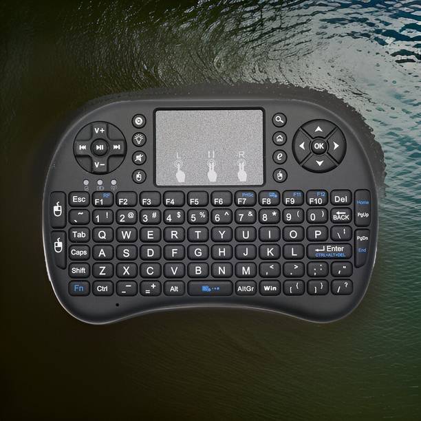 YAROH T02_Hard key Mini Home Theater Keyboard: Touchpad Included Smart Connector Handheld Multi-device Keyboard Compatible with Desktop, Laptop, Mac
