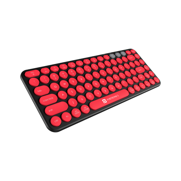 Portronics POR 347 Bluetooth, Wireless Handheld Laptop Keyboard Compatible with Desktop, Laptop, Mac Bubble 2.0