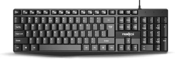 Frontech keyboard Wired USB Standard Laptop Keyboard Compatible with Desktop