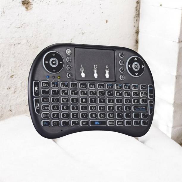 DAKSHWAY Mini Wireless Keyboard Touchpad Mouse Combo BK2588 Bluetooth Handheld Multi-device Keyboard Compatible with Laptop