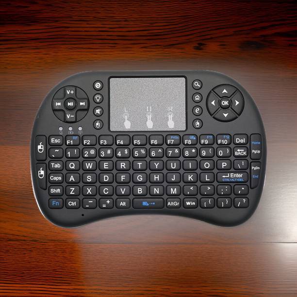 FRONY V57_Hard key Mini Home Theater Keyboard: Touchpad Included Smart Connector Handheld Multi-device Keyboard Compatible with Desktop, Laptop, Mac