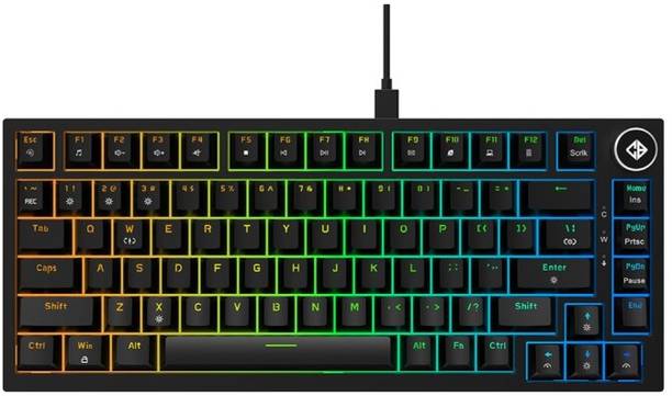 Cosmic Byte CB-GK-43 Phantom Wired USB Tenkeyless Gaming Keyboard Compatible with Desktop