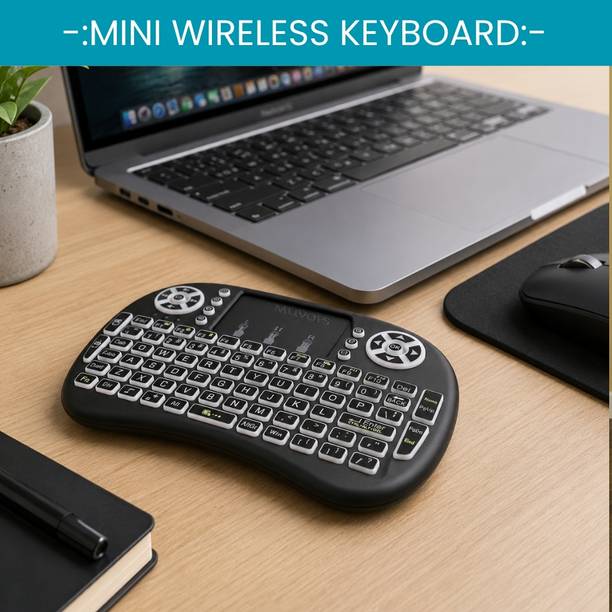 GUGGU Mini Bluetooth Wireless Keyboard, Portable Design for Windows & Smart TVPL334 Wireless Thumb-size Tablet Keyboard Compatible with Tablet